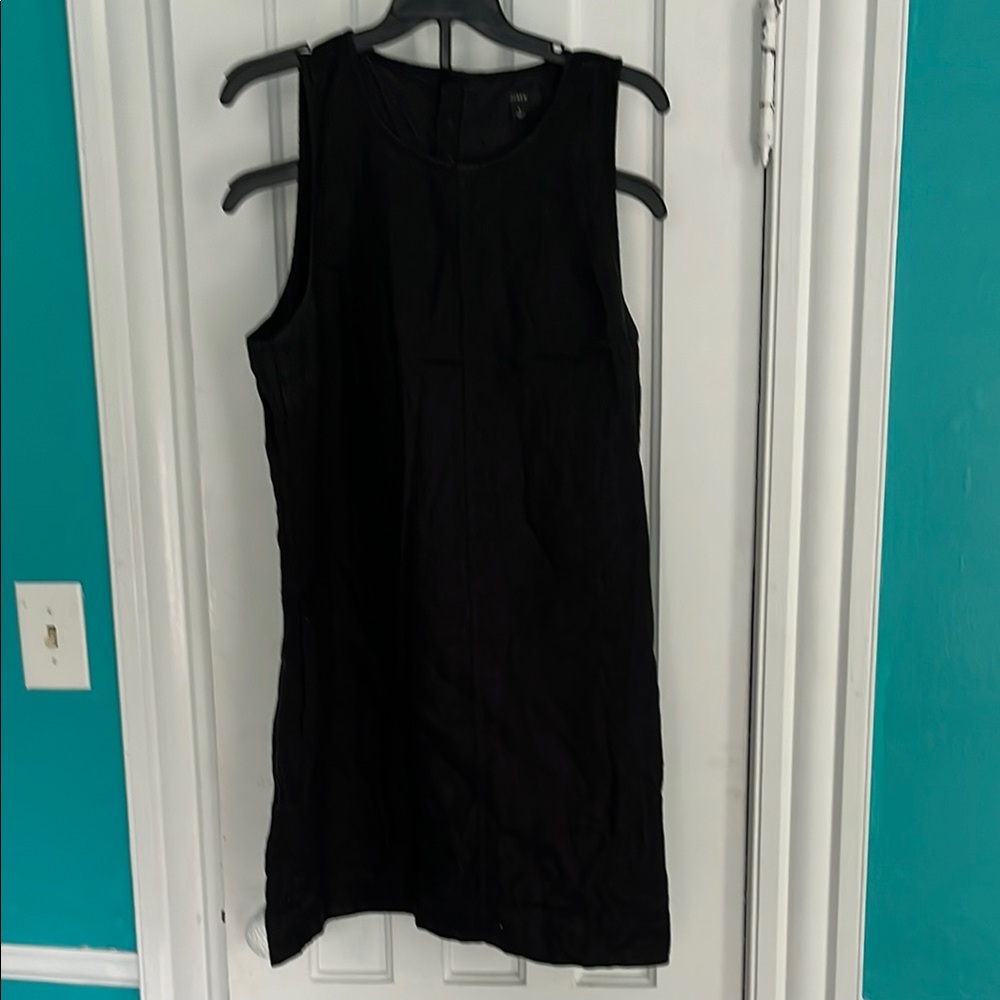 J. Crew Black Sleeveless Sheath Mini Dress